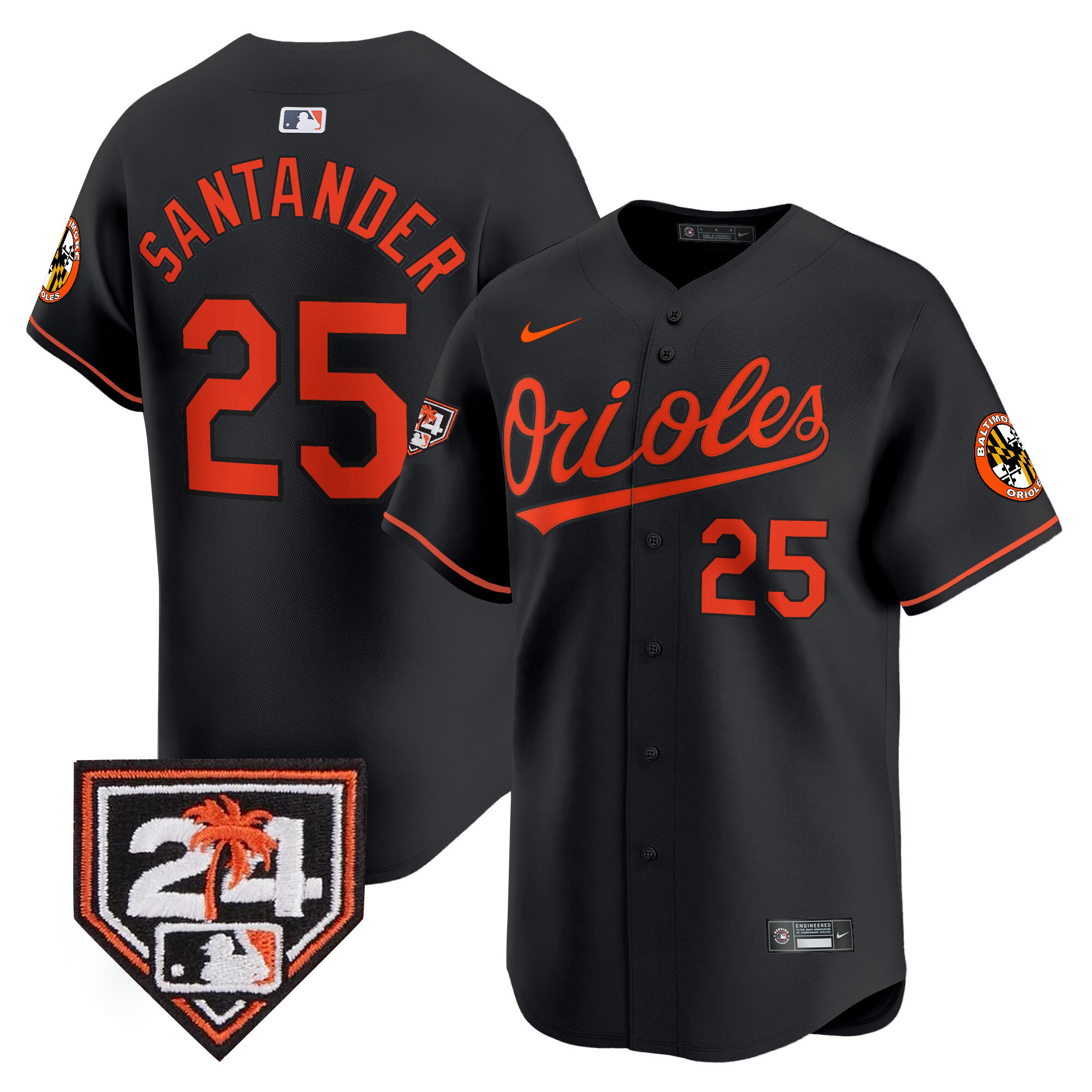 Men's Orioles 2024 Spring Training Patch Vapor Premier Limited Jersey - All Stitched - Image 33