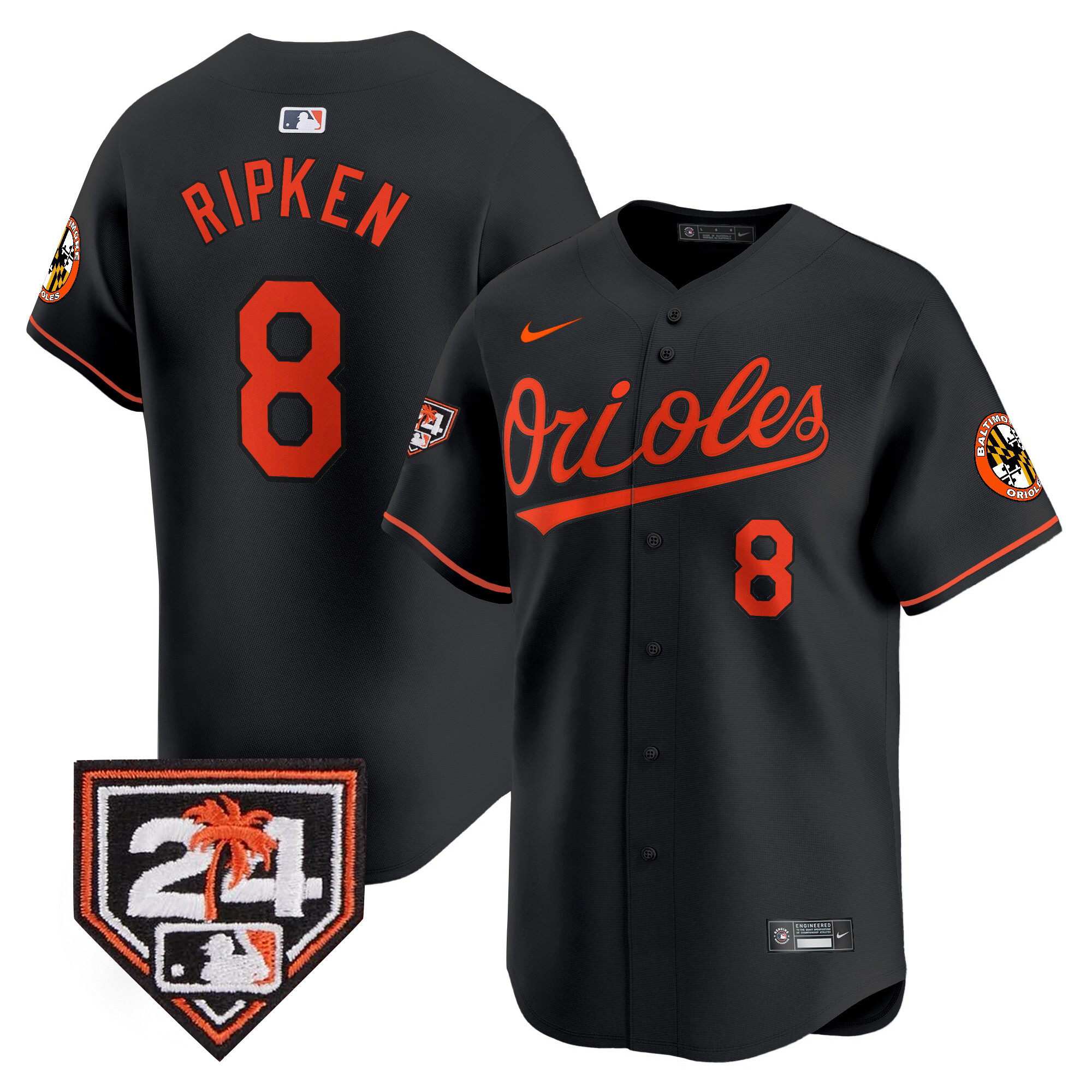 Men's Orioles 2024 Spring Training Patch Vapor Premier Limited Jersey - All Stitched - Image 34