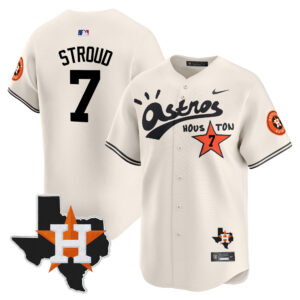 Men's Houston Astros Cactus Jack Style Vapor Premier Limited Jersey - Stitched