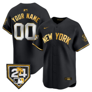 New York Yankees 2024 Spring Training Patch Vapor Premier Limited Custom Jersey V3 - All Stitched