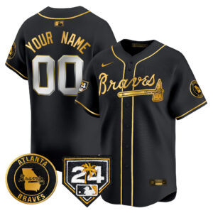 Atlanta Braves 2024 Spring Training Patch Vapor Premier Limited Custom Jersey - All Stitched