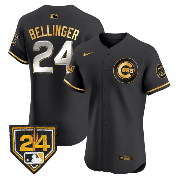 Men's Chicago Cubs 2024 Spring Training Patch Vapor Premier Elite Jersey V2 - All Stitched - Image 2