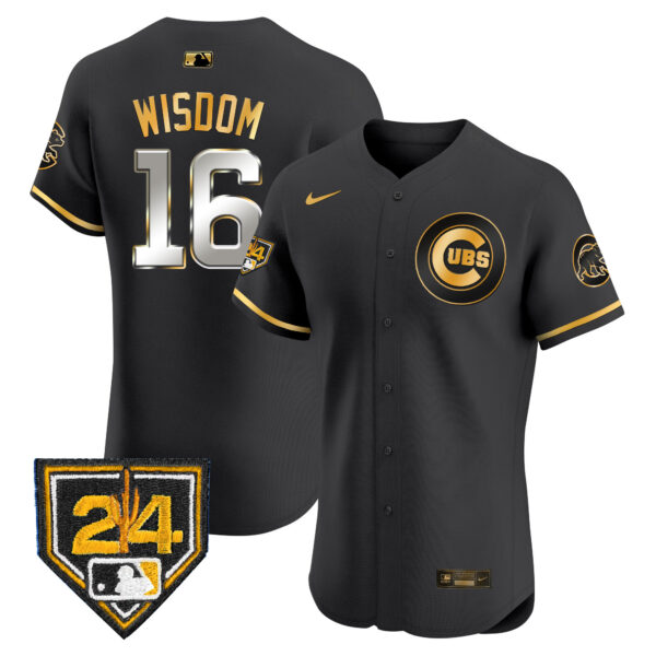 Men's Chicago Cubs 2024 Spring Training Patch Vapor Premier Elite Jersey V2 - All Stitched - Image 7