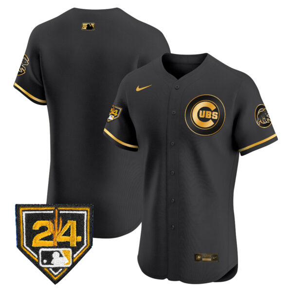 Men's Chicago Cubs 2024 Spring Training Patch Vapor Premier Elite Jersey V2 - All Stitched - Image 8