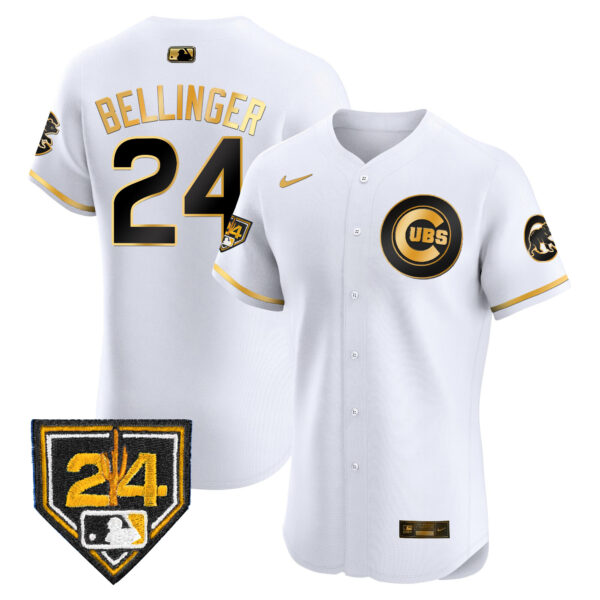 Men's Chicago Cubs 2024 Spring Training Patch Vapor Premier Elite Jersey V2 - All Stitched - Image 10