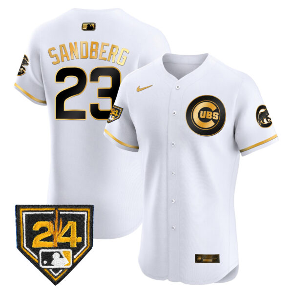 Men's Chicago Cubs 2024 Spring Training Patch Vapor Premier Elite Jersey V2 - All Stitched - Image 12