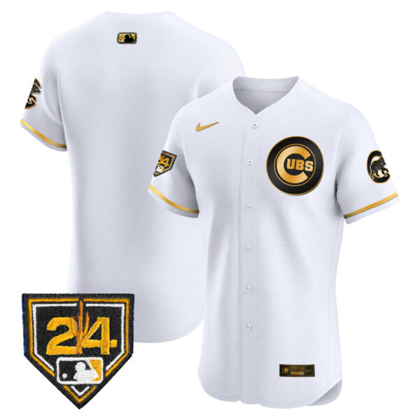 Men's Chicago Cubs 2024 Spring Training Patch Vapor Premier Elite Jersey V2 - All Stitched - Image 16
