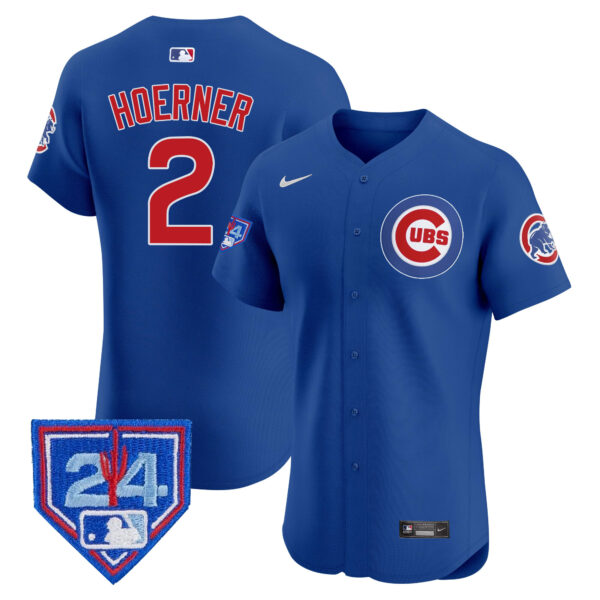 Men's Chicago Cubs 2024 Spring Training Patch Vapor Premier Elite Jersey V2 - All Stitched - Image 21
