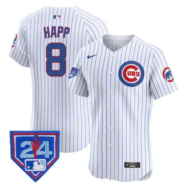 Men's Chicago Cubs 2024 Spring Training Patch Vapor Premier Elite Jersey V2 - All Stitched - Image 27