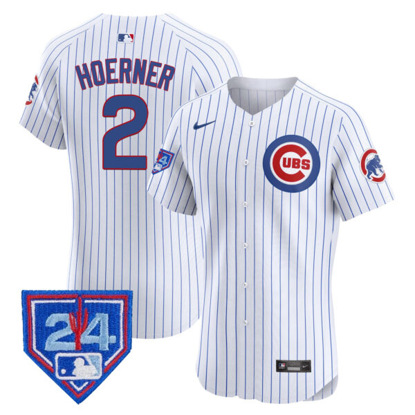 Men's Chicago Cubs 2024 Spring Training Patch Vapor Premier Elite Jersey V2 - All Stitched - Image 29