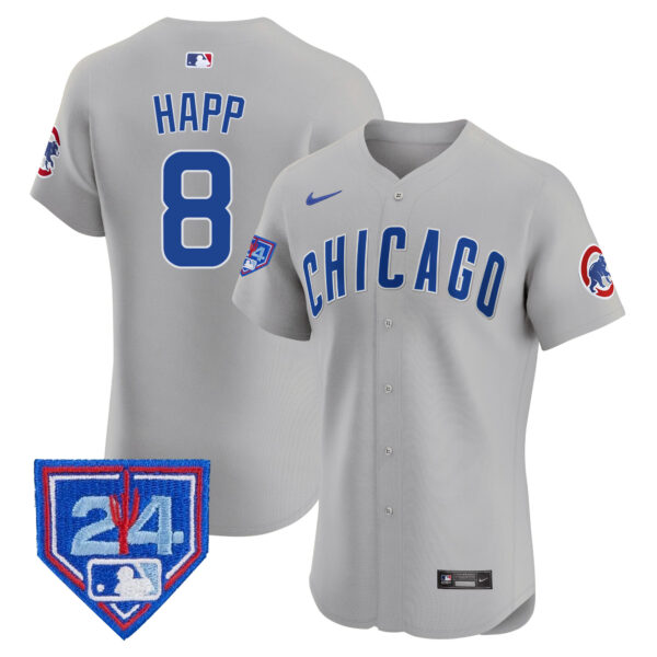 Men's Chicago Cubs 2024 Spring Training Patch Vapor Premier Elite Jersey V2 - All Stitched - Image 35