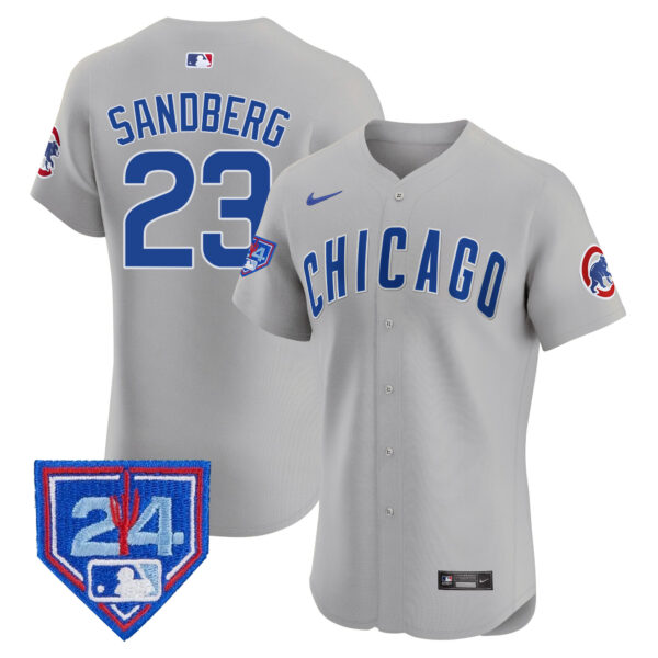 Men's Chicago Cubs 2024 Spring Training Patch Vapor Premier Elite Jersey V2 - All Stitched - Image 36