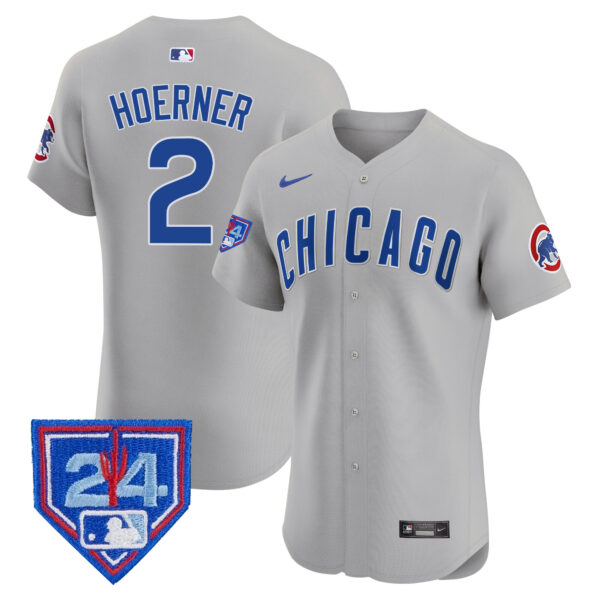 Men's Chicago Cubs 2024 Spring Training Patch Vapor Premier Elite Jersey V2 - All Stitched - Image 37