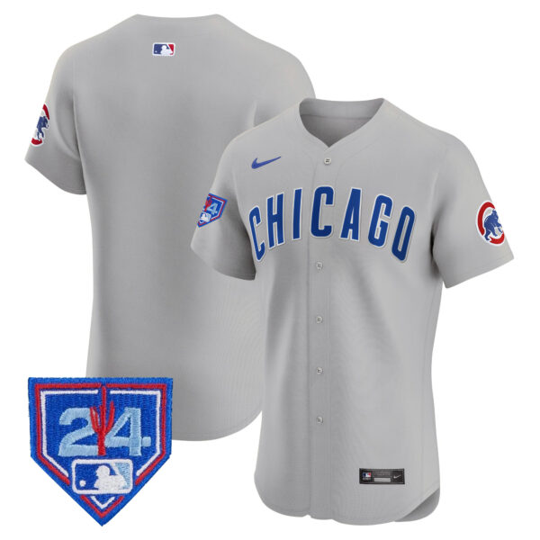 Men's Chicago Cubs 2024 Spring Training Patch Vapor Premier Elite Jersey V2 - All Stitched - Image 40