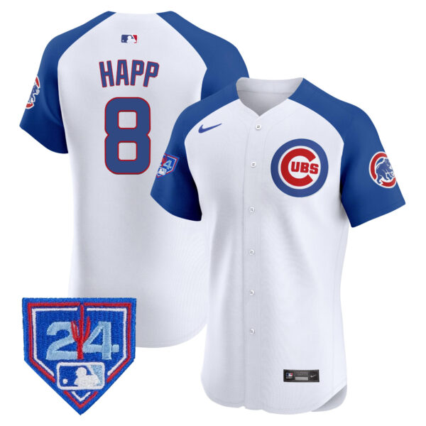 Men's Chicago Cubs 2024 Spring Training Patch Vapor Premier Elite Jersey V2 - All Stitched - Image 43