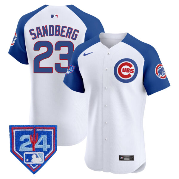 Men's Chicago Cubs 2024 Spring Training Patch Vapor Premier Elite Jersey V2 - All Stitched - Image 44