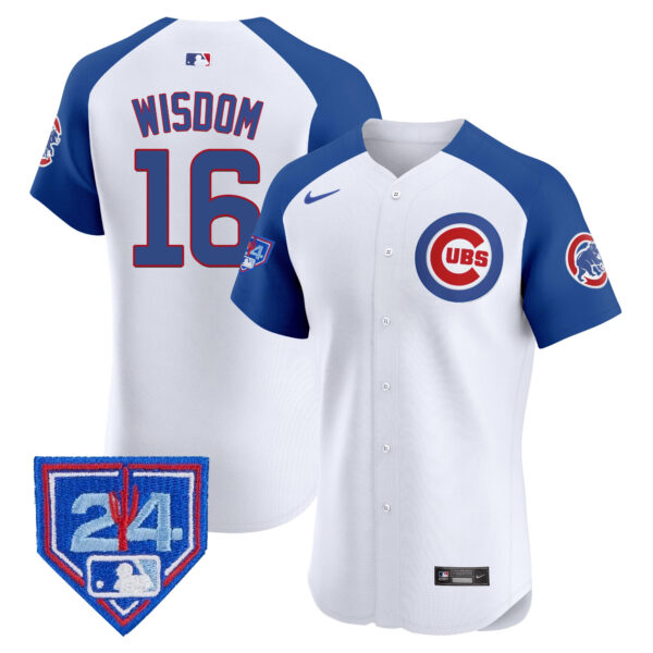 Men's Chicago Cubs 2024 Spring Training Patch Vapor Premier Elite Jersey V2 - All Stitched - Image 47