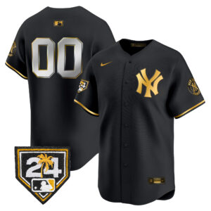 New York Yankees 2024 Spring Training Patch Vapor Premier Limited Custom Jersey V4 - All Stitched