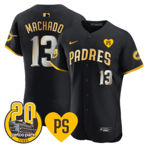 Men's Padres “For Peter” & Petco Park 20th Patch Vapor Premier Elite Jersey - All Stitched