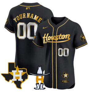 Houston Astros Houston Rodeo Patch Vapor Premier Elite Custom Jersey - All Stitched