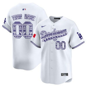 Los Angeles Dodgers Mexico Vapor Premier Limited Custom Jersey V3 - All Stitched