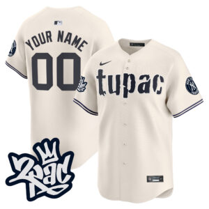 New York Yankees Tupac Shakur Vapor Premier Limited Custom Jersey - All Stitched