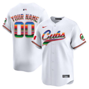 Chicago Cubs Mexico Vapor Premier Limited Custom Jersey V2 - All Stitched