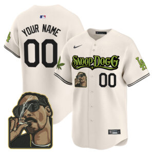 Dodgers Snoop Dogg Vapor Premier Limited Custom Jersey - Stitched