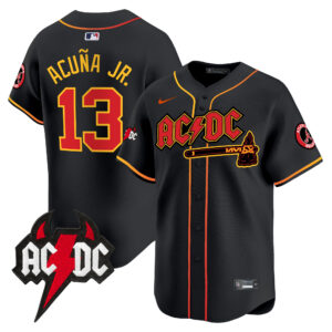 Men's Atlanta Braves AC/DC Vapor Premier Limited Jersey - All Stitched