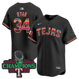 Men's Texas Rangers Mexico Champions Patch Vapor Premier Limited Jersey - All Stitched