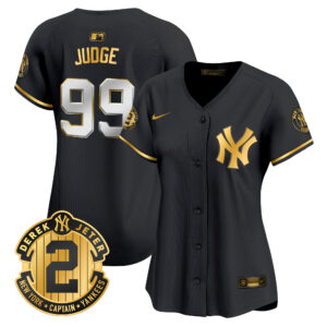 Women's New York Yankees Derek Jeter Patch Vapor Premier Limited Jersey - All Stitched