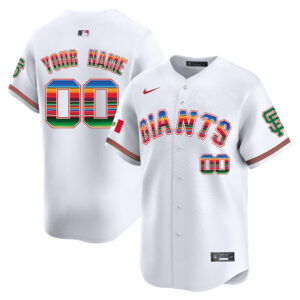 San Francisco Giants Mexico Vapor Premier Limited Custom Jersey - All Stitched