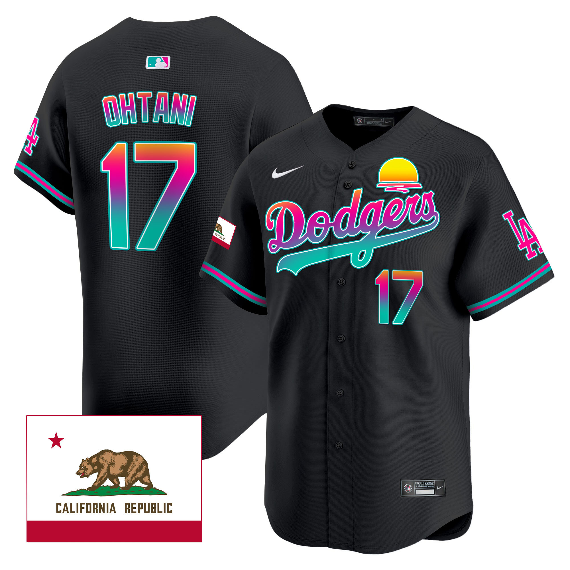Men's Dodgers 2024 Los Angeles City Style Vapor Premier Limited Jersey - All Stitched - Image 9