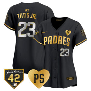 Women's Padres 2024 “For Peter” & Robinson Patch Vapor Premier Limited Jersey – All Stitched