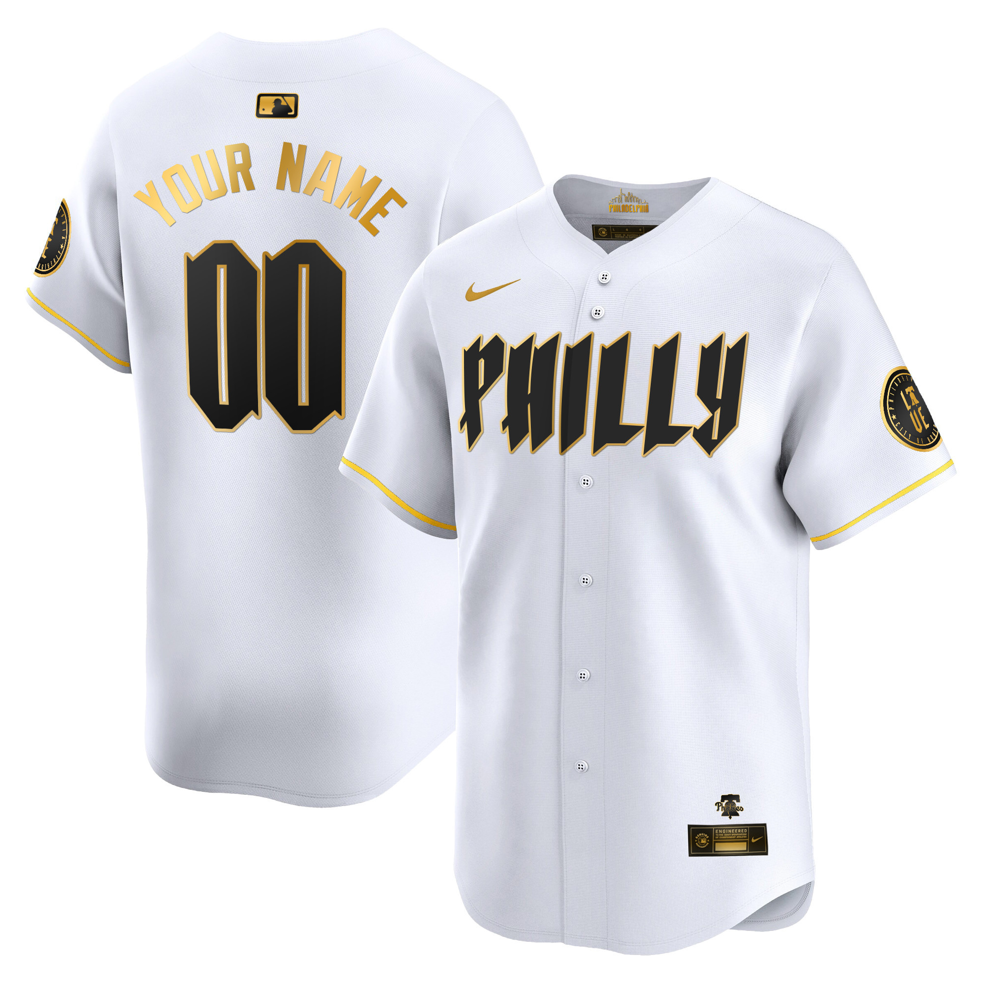 Phillies 2024 City Connect Vapor Premier Limited Custtom Jersey - All Stitched - Image 3