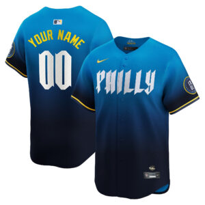 Phillies 2024 City Connect Vapor Premier Limited Custtom Jersey - All Stitched