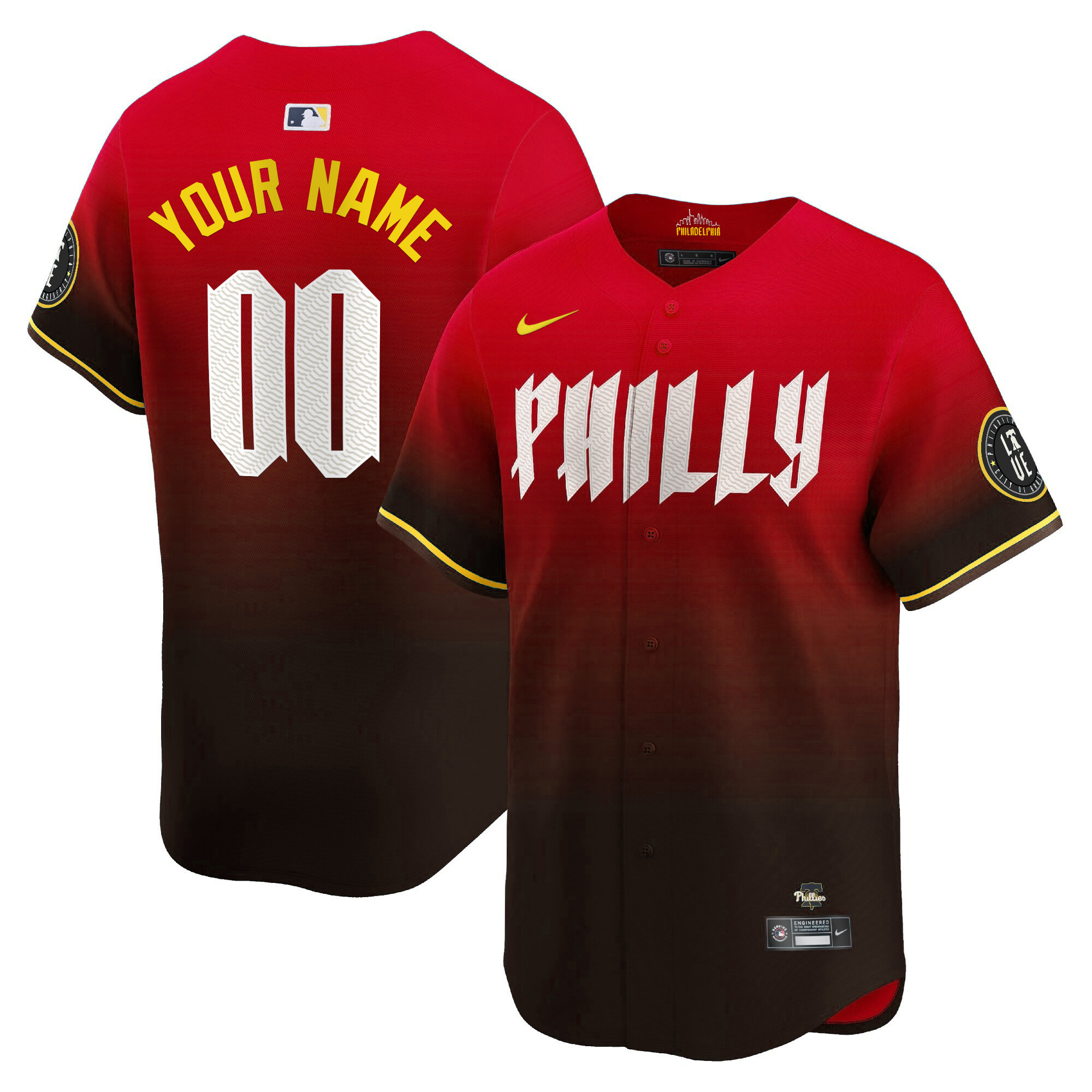 Phillies 2024 City Connect Vapor Premier Limited Custtom Jersey - All Stitched - Image 4