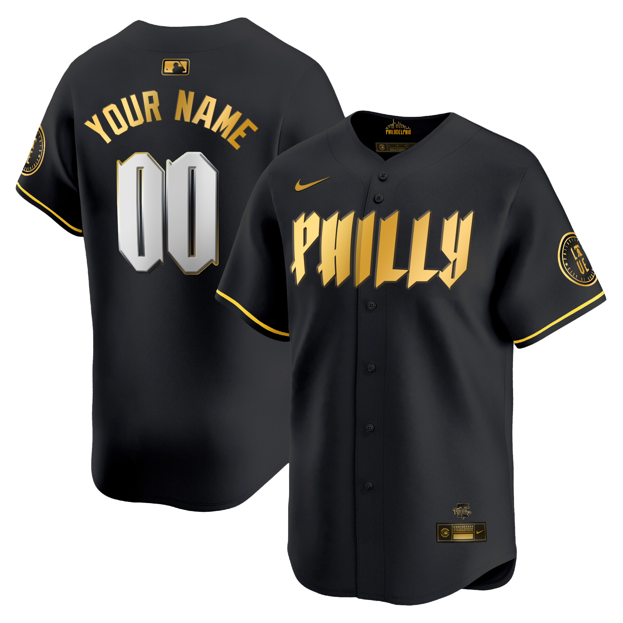 Phillies 2024 City Connect Vapor Premier Limited Custtom Jersey - All Stitched - Image 2