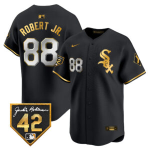 Men's Chicago White Sox 2024 Jackie Robinson Patch Vapor Premier Limited Jersey - All Stitched