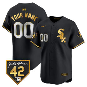 Chicago White Sox 2024 Jackie Robinson Patch Vapor Premier Limited Custom Jersey - All Stitched