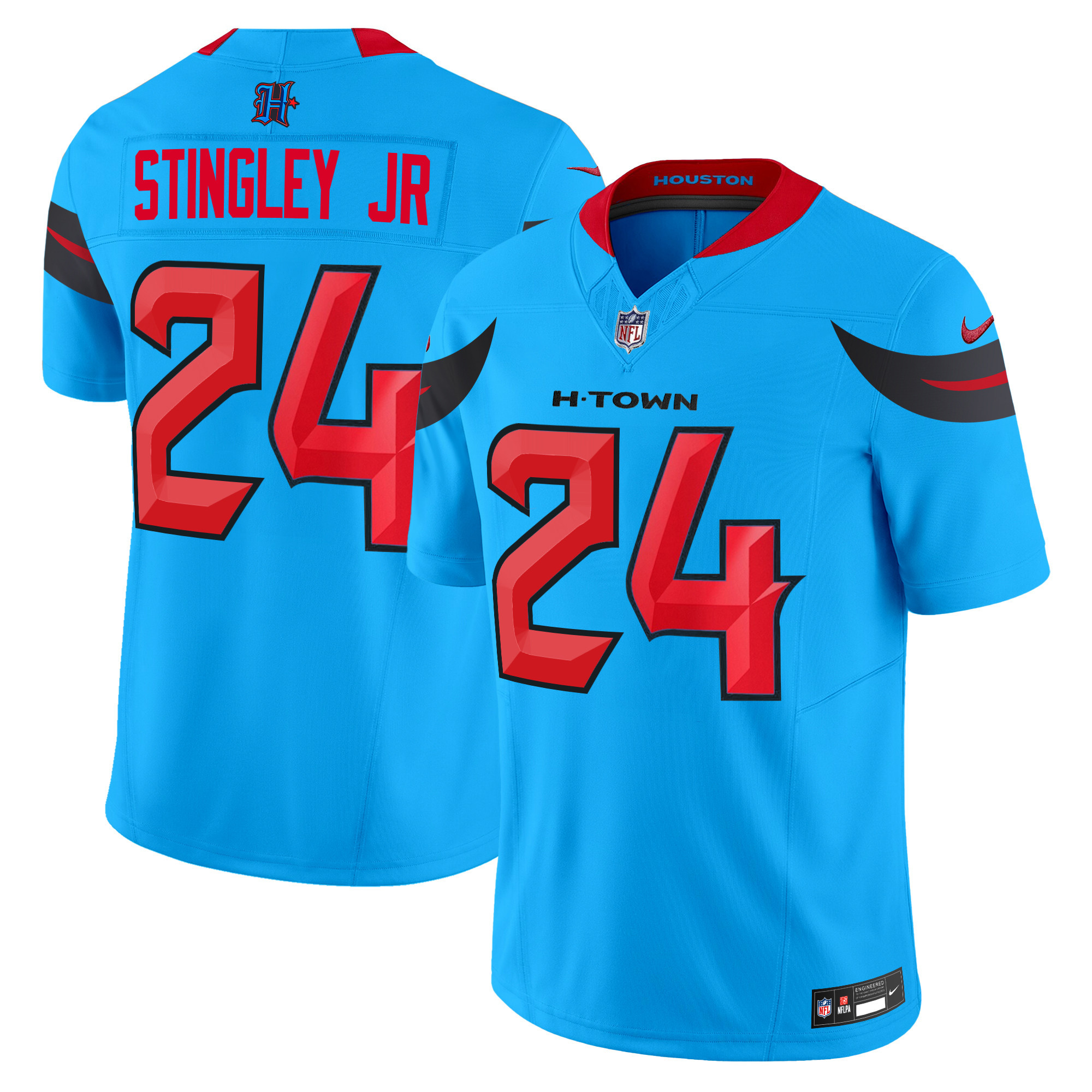 Men's Houston Texans 2024 Vapor Limited Jersey V3 - All Stitched - Image 5