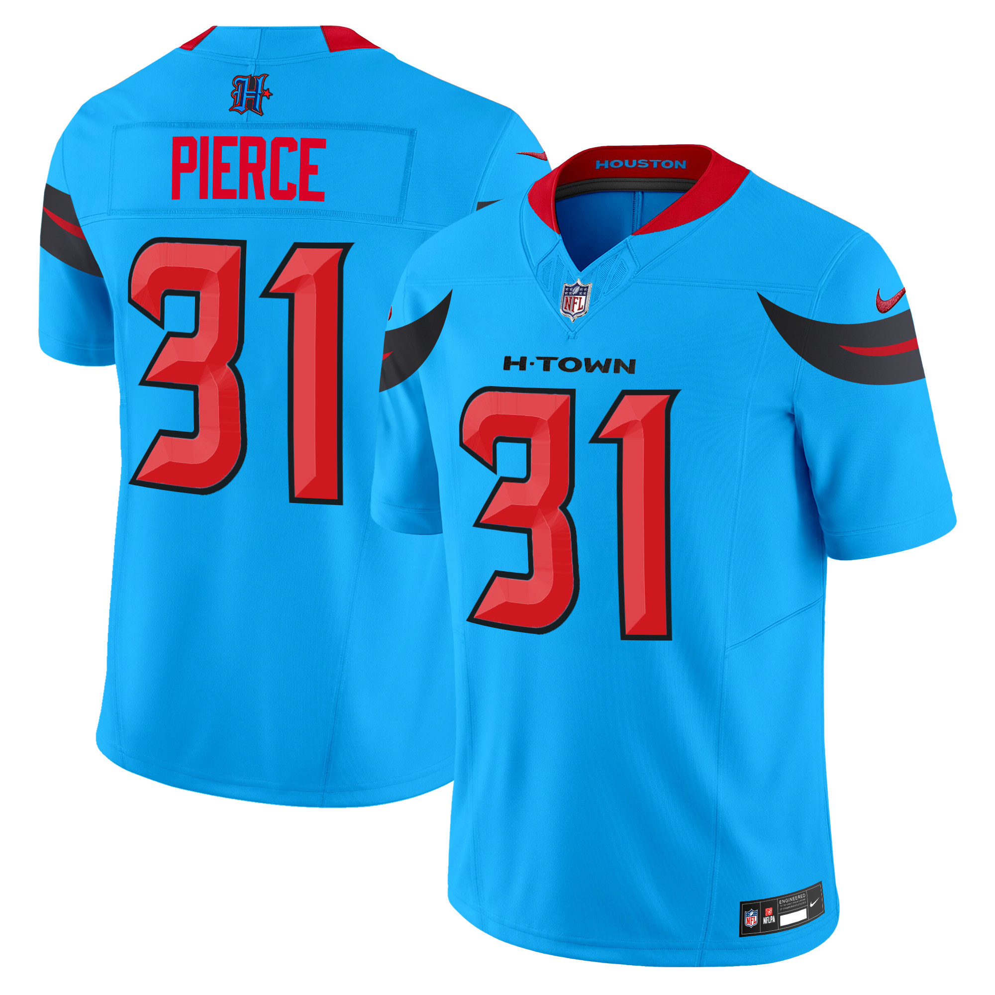 Men's Houston Texans 2024 Vapor Limited Jersey V3 - All Stitched - Image 6