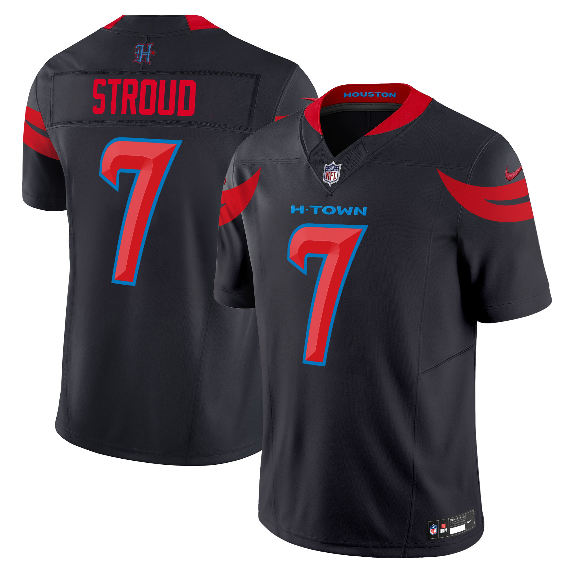 Men's Houston Texans 2024 Vapor Limited Jersey V3 - All Stitched - Image 9