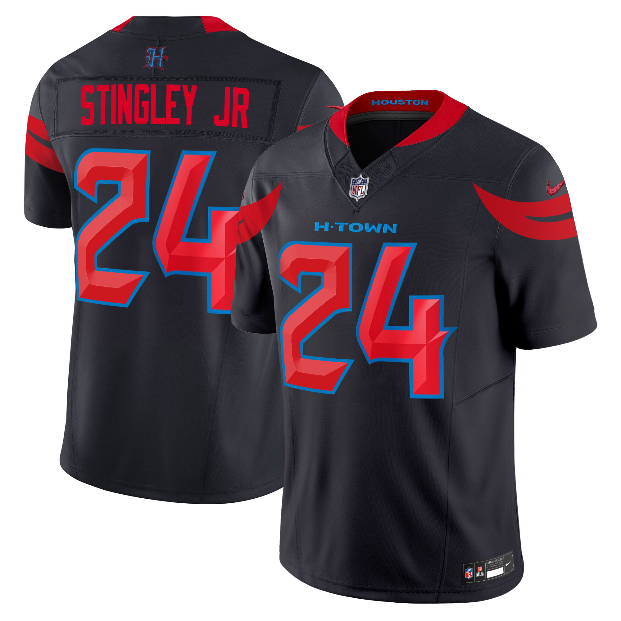Men's Houston Texans 2024 Vapor Limited Jersey V3 - All Stitched - Image 13
