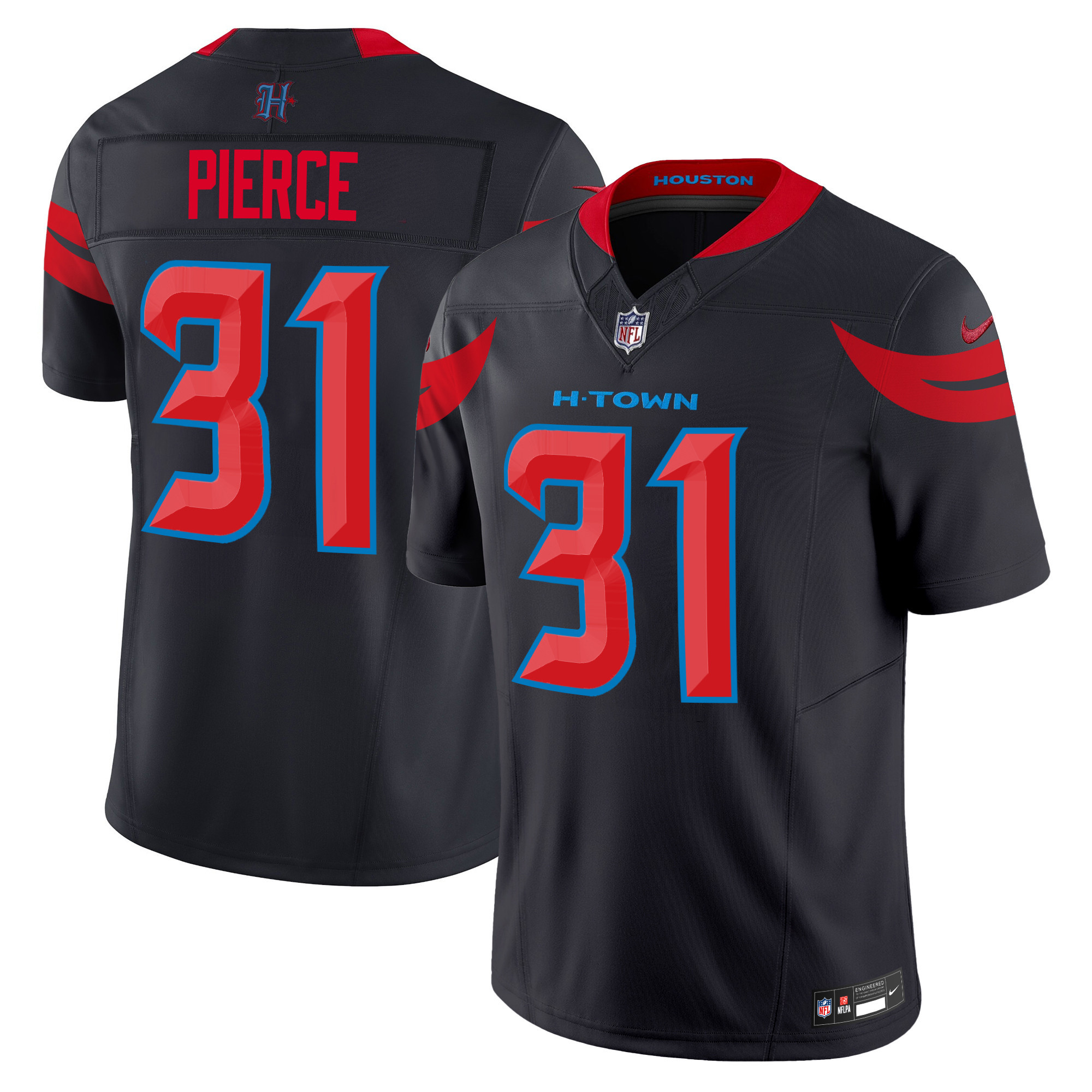 Men's Houston Texans 2024 Vapor Limited Jersey V3 - All Stitched - Image 14