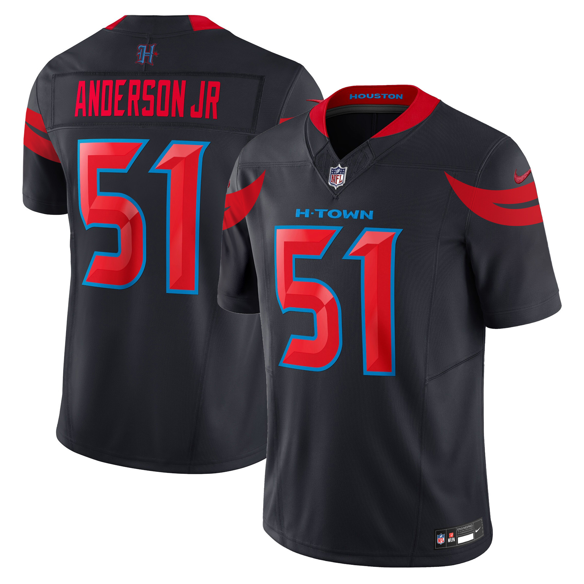 Men's Houston Texans 2024 Vapor Limited Jersey V3 - All Stitched - Image 15