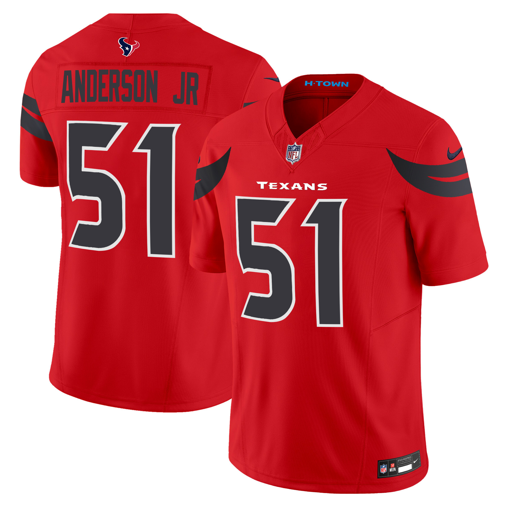 Men's Houston Texans 2024 Vapor Limited Jersey V3 - All Stitched - Image 23