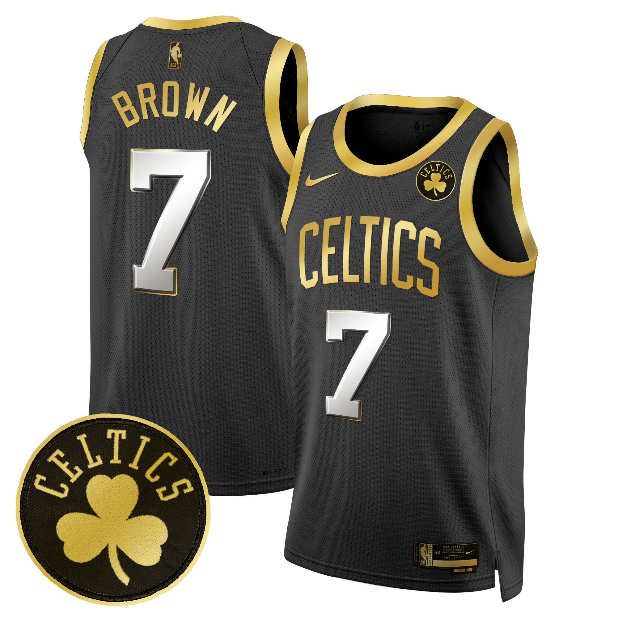 Men's Boston Celtics Swingman Jersey - All Stitched - Image 10