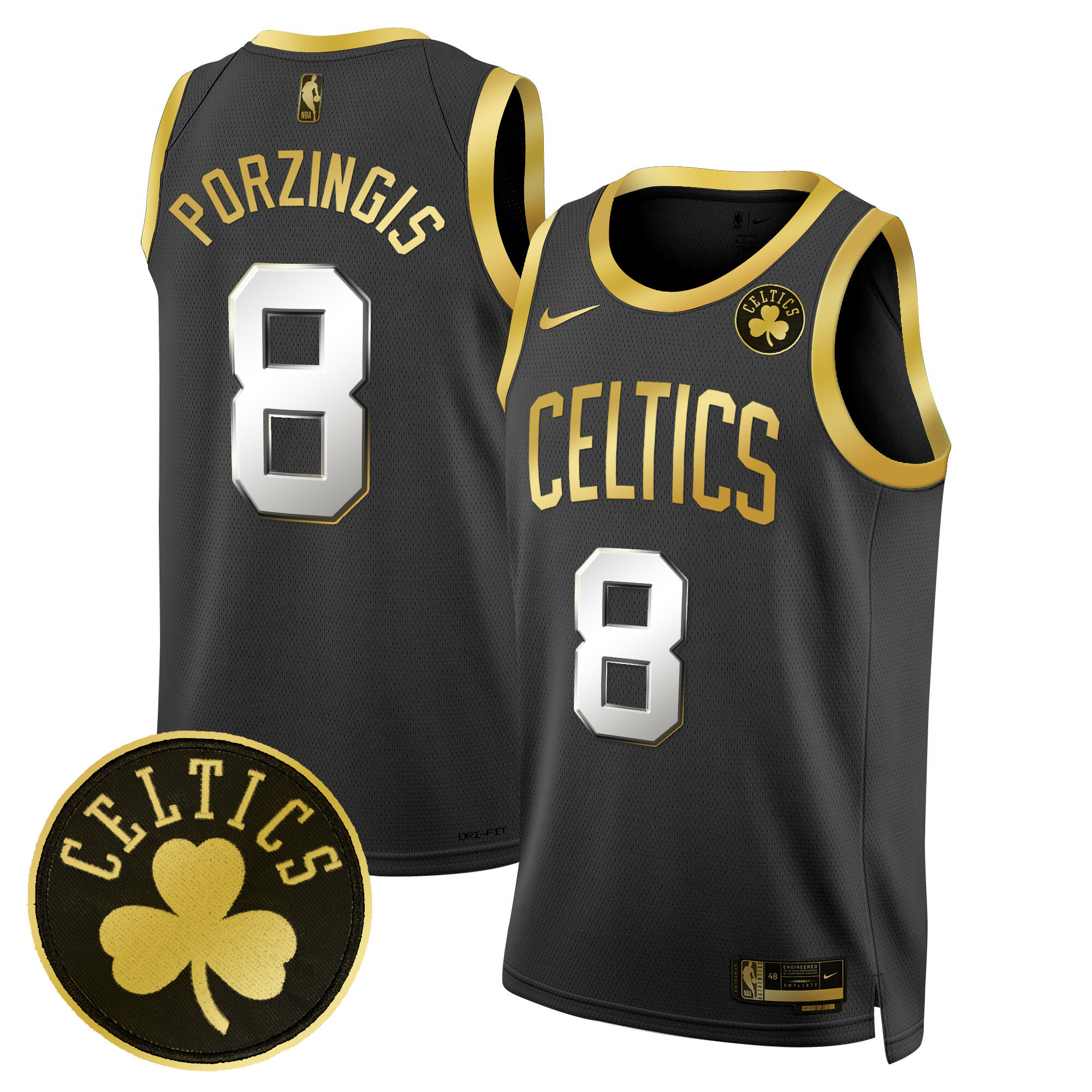 Men's Boston Celtics Swingman Jersey - All Stitched - Image 11