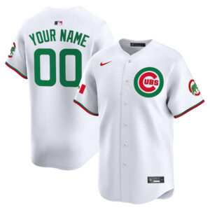 Chicago Cubs Mexico Vapor Premier Limited Custom Jersey V3 - All Stitched